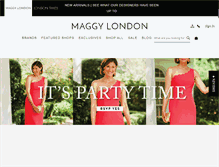 Tablet Screenshot of maggylondon.com